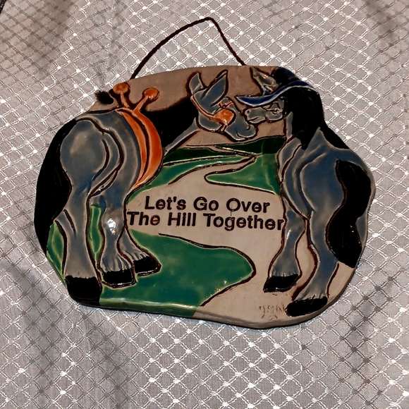 1994 Smokey Mountain plaque Let's Go Over the Hill together - Picture 1 of 2